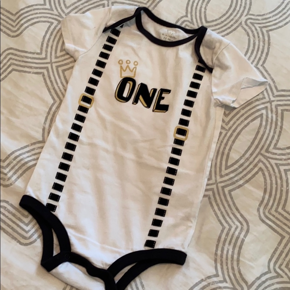 One year old onesie 12-18m
